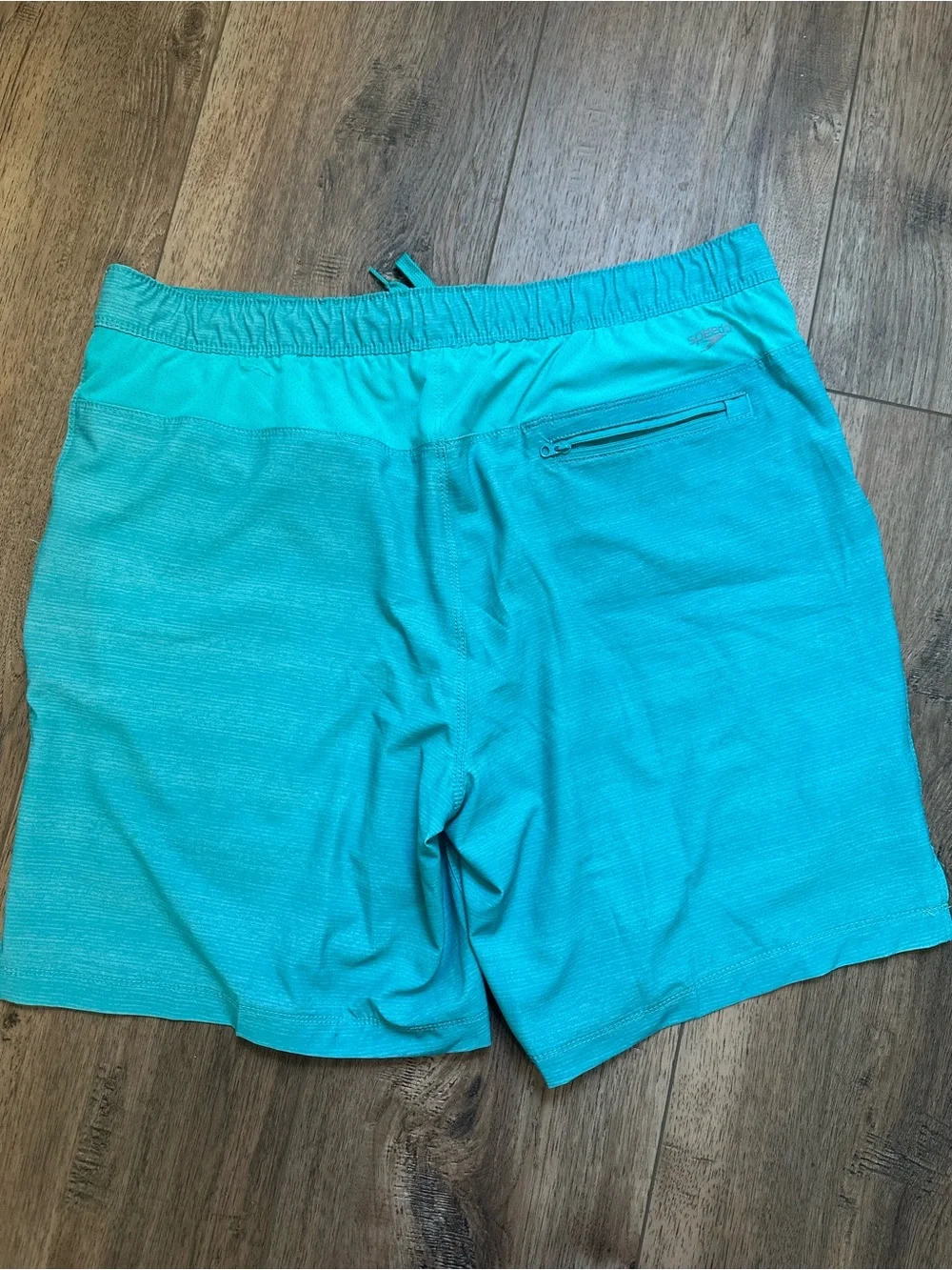 Speedo Men’s Swim Trunks, Blue, Lined, Drawstring, Pockets, Resortwear, XL